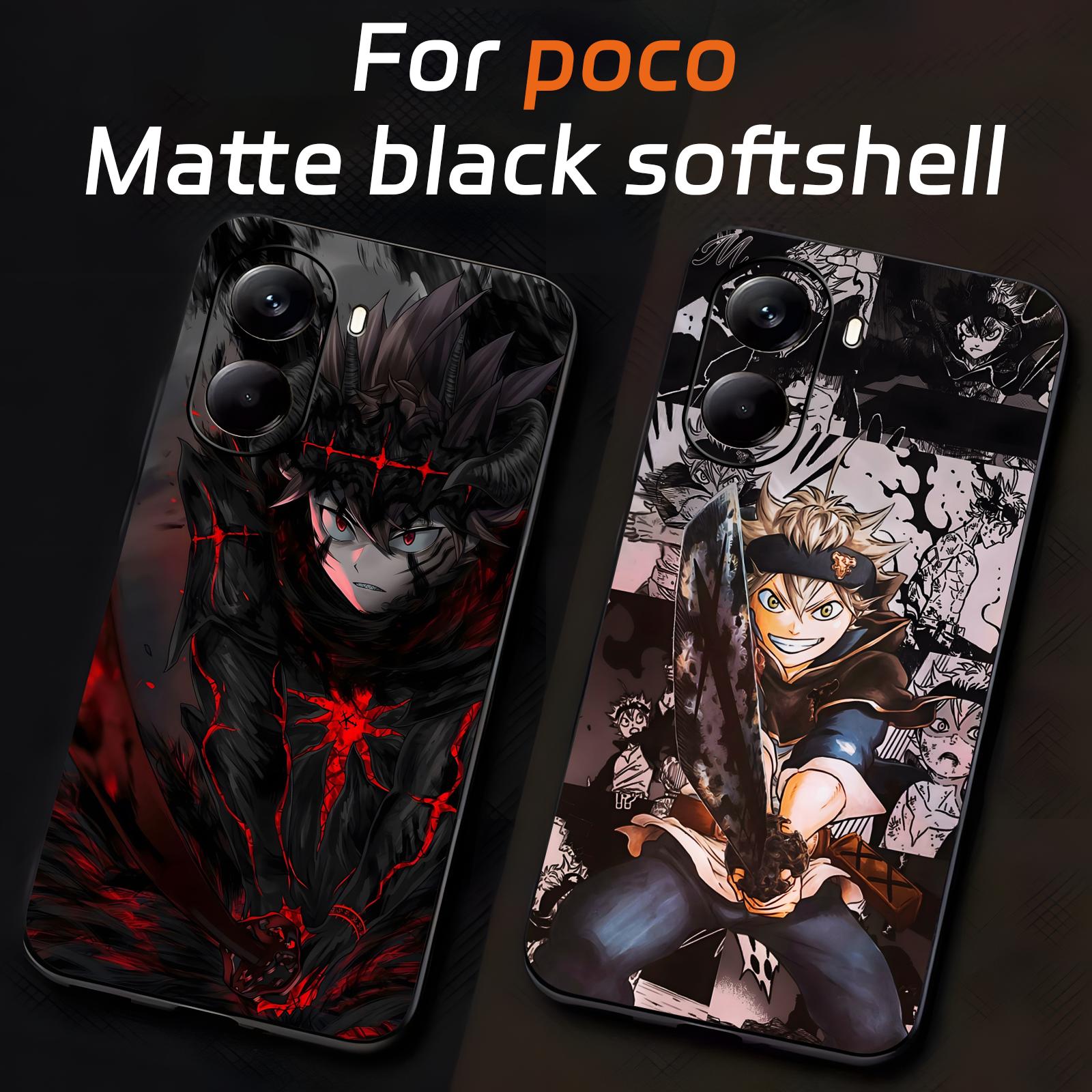 Xiaomi Poco X6 - anime Black Clover Phone Case For