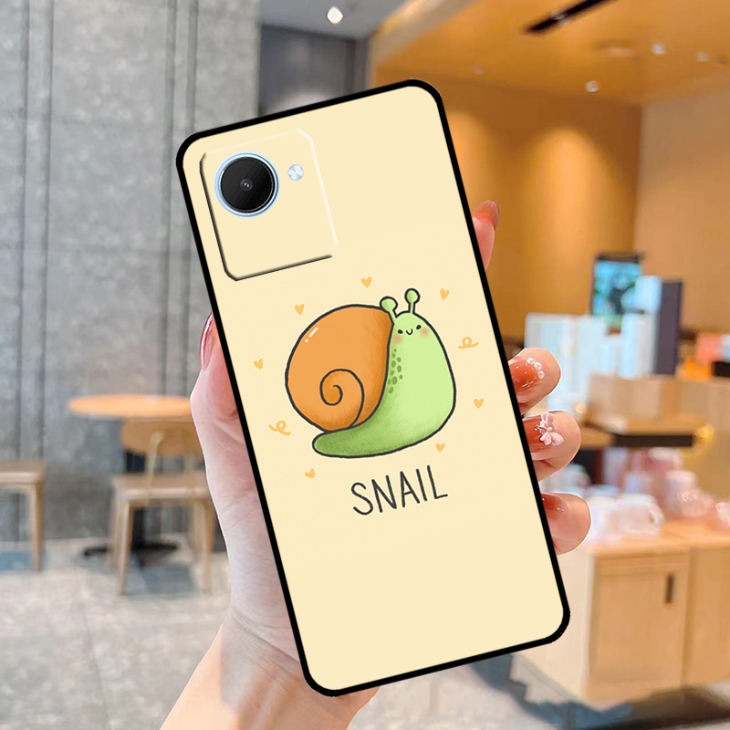 Cartoon Animal Snail Case For  - đánh giá và giá Realme C67