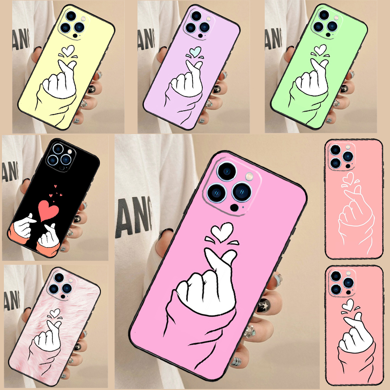 Kpop Hand Finger Heart Case Fo - đánh giá và giá Xiaomi Poco X6