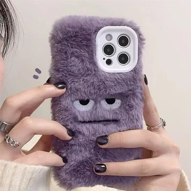 Cute Monster Plush Fluffy Phon - đánh giá và giá Apple Iphone 15 Pro Max